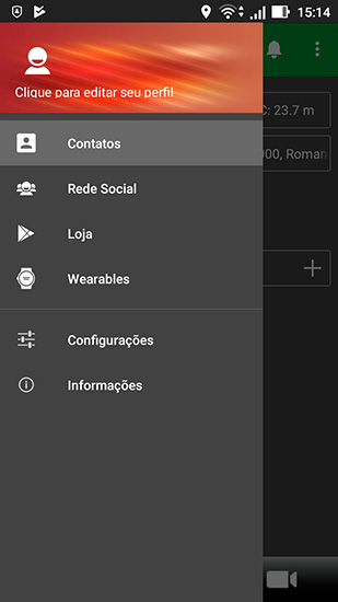 Guia do usuário para o APP Móvel - Red Panic Button